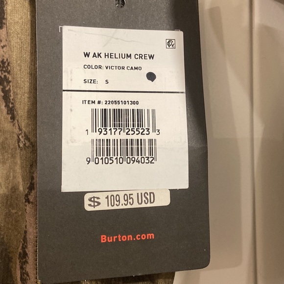 Women's Burton [ak] Helium Power Grid™ Base Layer Crewneck Top - Picture 2 of 5